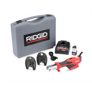 Ridgid® 72543 RP 115 Battery Kit with Pureflow™ Jaws, 1/2 to 3/4 in