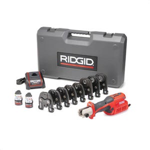 Ridgid® 73678 RP 241 with RLS Compact Jaw Kit, 1/4 in - 1-3/8 in
