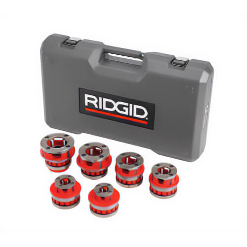 Ridgid® 74483 Die Heads, 12-R HS Kit, 1/2 to 2 in BSPT with Case