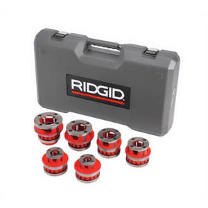 Ridgid® 74483 Die Heads, 12-R HS Kit, 1/2 to 2 in BSPT with Case