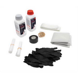 Ridgid® 74698 Pipe Patch Kit, White, Bottle, Polymer, 3 in Pipe x 32 in Repair