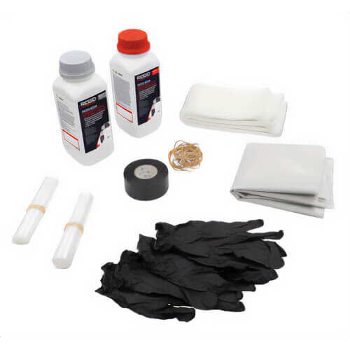 Ridgid® 74703 Pipe Patch Kit, White, Bottle, Polymer, 3-4 in Pipe x 3 in Repair