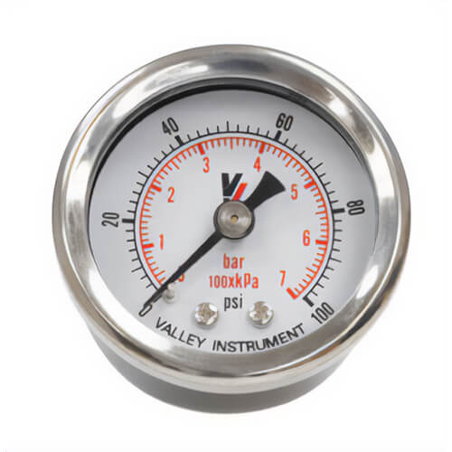 Ridgid® 74883 Pipe Patch Air Gauge Accessory, Metal, Round, White