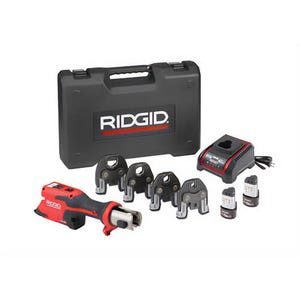Ridgid® 78148 RP 251 Press Tool Battery Kit with ProPress® Jaws, Copper and Stainless Steel, 12V, 1/2 in - 1-1/4 in
