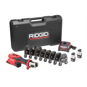Ridgid® 78238 RP 251 Press Tool Battery Kit with RLS Jaws, CU Refrigeration Grade, 12V Advanced Lithium, 1/4 in - 1-3/8 in