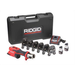 Ridgid® 78248 RP 251 Press Tool Battery Kit with RLS Jaws, 12V Advanced Lithium, 1/4 in - 7/8 in