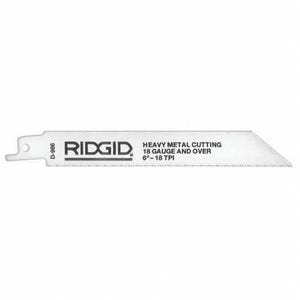 Ridgid® 80520 Reciprocating Saw Blade, 3 in L, 5/16 in W, 0.035 in Thickness, High Speed Steel Cutting Edge