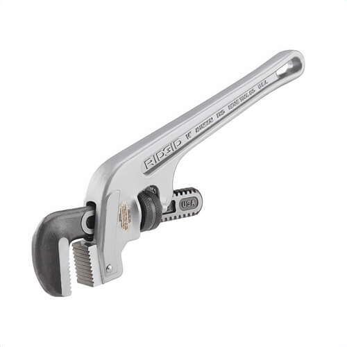 Ridgid® 90117 End Pipe Wrench E-914, 2 in Pipe, 14 in OAL, Floating Forged Hook Jaw, Aluminum Handle