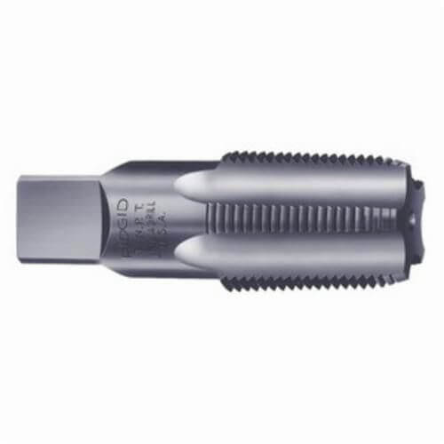 Ridgid® Pipe Tap, Carbon Steel, Right Hand Configuration, Suited for Restricted Space, Taper of 3/4 in-ft