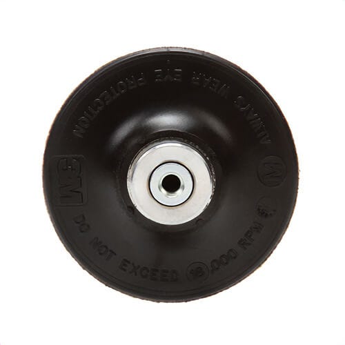 3M™ 00051144142156 Roloc™ Medium Density Pad Backup, 3 in dia Pad, Type TS Attachment