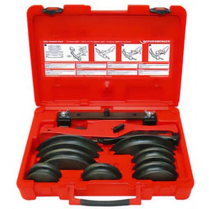Rothenberger 23022X Maxi Ratcheting Tubing Bender Set, 3/8 to 7/8 in OD, 0.75 D x 0.75 H in