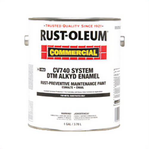 Rust-Oleum® 255615 CV740 System 1-Component DTM Alkyd Enamel, 1 gal Container, Liquid Form, Safety Red