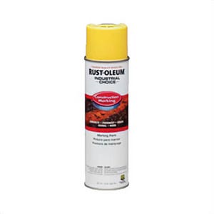 Rust-Oleum® 264695 M1400 General Purpose Water Base Marking Paint, 20 oz Container, Liquid Form, Hi-Viz Yellow, 400 linear ft/gal