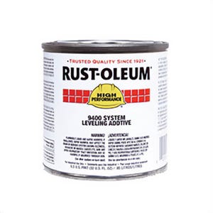 Rust-Oleum® 9404730 9400 System Polyester Urethane Leveling Additive, 1 gal Container, Liquid Form, Clear Glass
