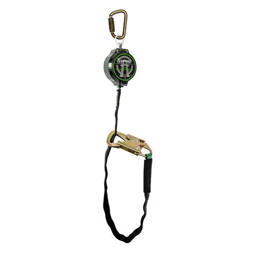 Safewaze™ 018-5029 7 ft Web 40 in Tie Back Retractable with Steel Carabiner