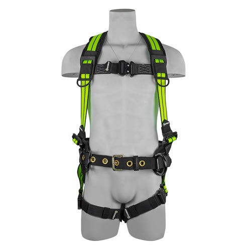Safewaze™ FS-FLEX253-XL Pro Construction Harness, Alu 3D, Shoulder/Waist/Leg