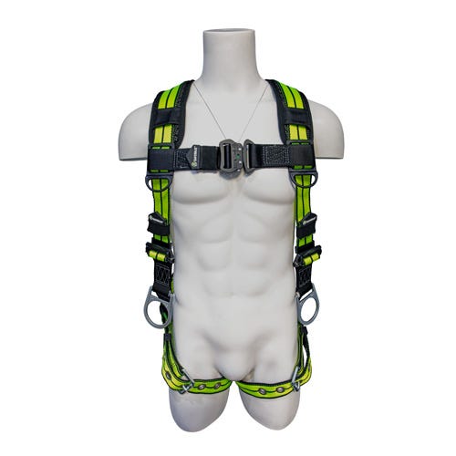 Safewaze™ FS-FLEX285-L/XL PRO+ Full Body Harness, 3D, QC Chest, TB Legs