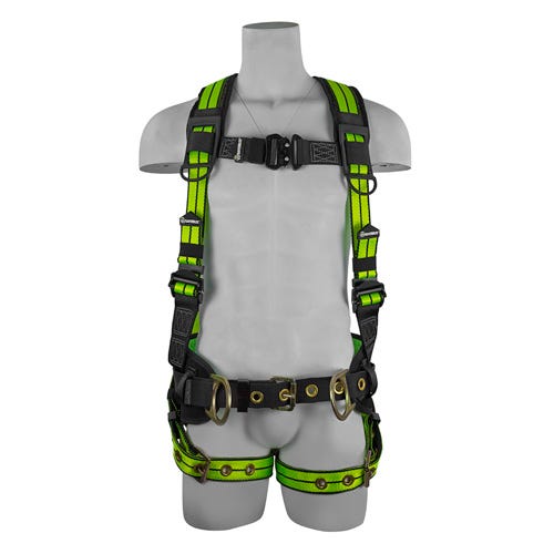 Safewaze™ FS-FLEX360-2X PRO+ Construction Harness, 3D, QC Chest, TB Legs