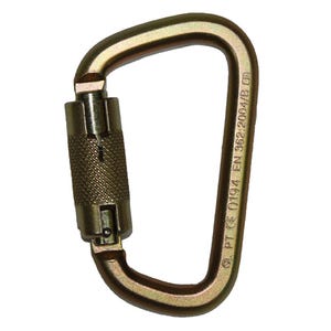 Safewazeâ„¢ FS1015 Steel Carabiner, 11/16 in