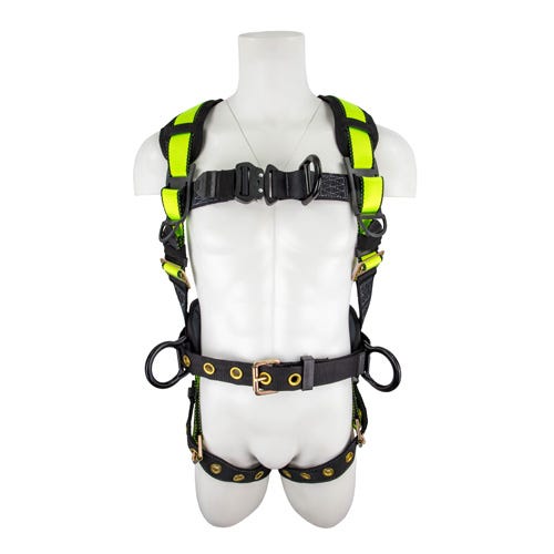 Safewaze™ FS377-S Wind and Tower Construction Harness, Alu 3D, Alu QC Chest, Alu FD, TB Legs