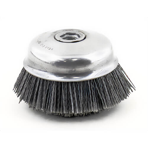SAIT® 04310 Nylon Cup Brush, 4 in 80X