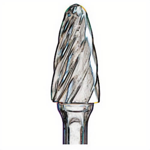 SAIT® 45050 Carbide Burr, Cylindrical - No End Cut (Shape SA) Head