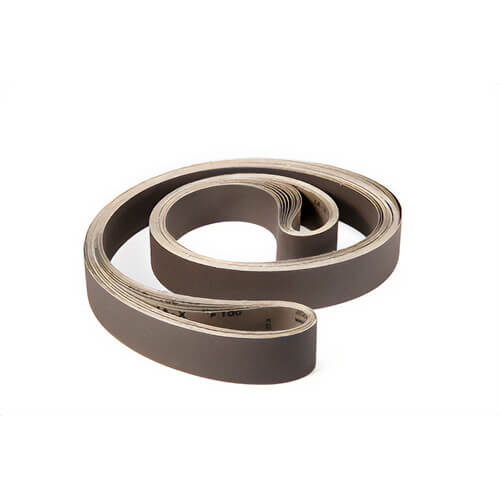 SAIT® 60576 1A-X Quick Ship™ Semi-Friable Coated Abrasive Belt, 2 in W x 132 in L, 36 Grit, Medium, Cotton Backing