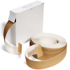 SAIT® 80000 Coated Shop Roll, 25 yd L x 1-1/2 in W, 120 Grit, Fine Grade, Aluminum Oxide Abrasive, Cloth Backing