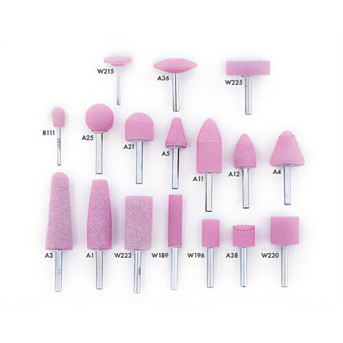 SAIT® 27340 Mounted Point, W222 Point, 1 in dia x 2 in L Head