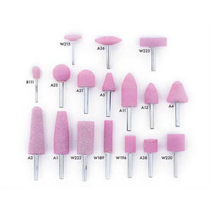 SAIT® 27340 Mounted Point, W222 Point, 1 in dia x 2 in L Head