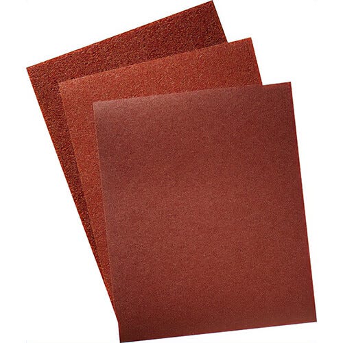 UA® 84206 Sanding Sheet, 11 in L x 9 in W, 500 Grit, Aluminum Oxide Abrasive, Paper Backing