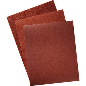 UA® 84216 Sanding Sheet, 11 in L x 9 in W, 120 Grit, Aluminum Oxide Abrasive, Paper Backing