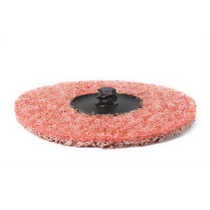 Sait-Lok-Râ„¢ 77306 Heavy Duty Non-Woven Abrasive Disc, 2 in dia, Coarse, Screw Threaded Hub Attachment