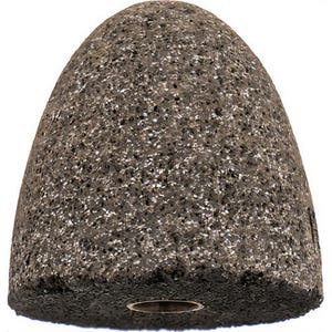 SAIT® 25009 Cone, Type 16, 3 in L, 3 in dia, 5/8 in-11 Arbor, A20 Grade, 12,000 Max rpm, 10 ea