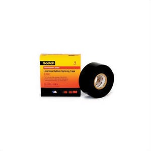 Scotch® 7010351912 130C High Voltage Insulated Linerless Splicing Tape, 30 ft L x 3/4 in W, 30 mm thick