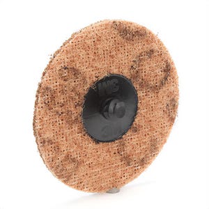 Scotch-Briteâ„¢ 7000000756 Rolocâ„¢ Surface Conditioning Disc, SC-DR, A/O Coarse, TR, 3 in, with Scrim