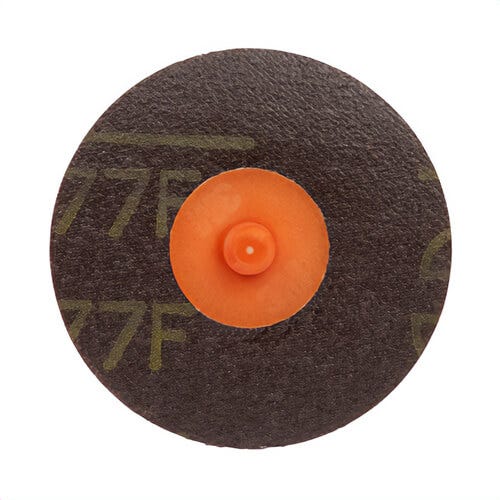 Scotch-Brite™ 7000000550 Roloc™ Disc 777F, 60 YF-weight, TR, 2 in, Die R200P