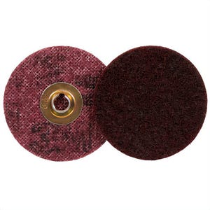 Scotch-Briteâ„¢ 7000120993 Rolocâ„¢ Surface Conditioning Disc, SC-DM, A/O Medium, TSM, 3 in