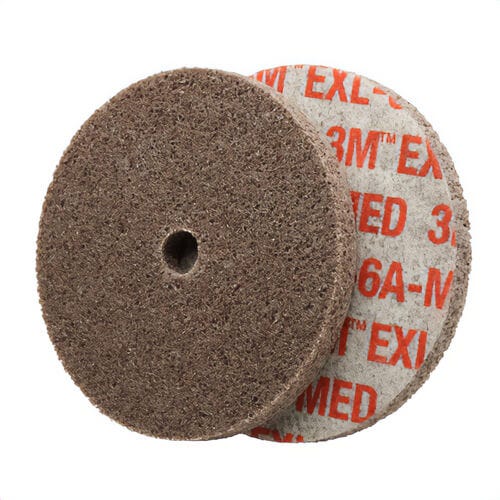Scotch-Brite™ 7100001140 EXL Unitized Wheel, XL-UW, 6A Medium, 1 in x 1 in x 3/16 in