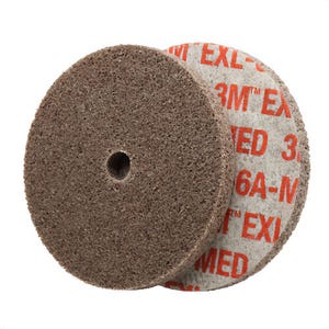 Scotch-Briteâ„¢ 7100001140 EXL Unitized Wheel, XL-UW, 6A Medium, 1 in x 1 in x 3/16 in