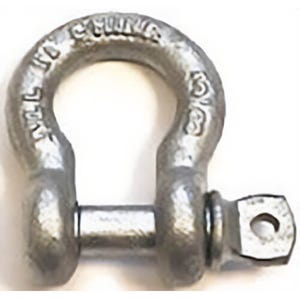 Screw Pin Anchor Shackle, 1 in, Galvanized