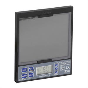 Sellstrom®  S27740 Premium Extra-Large Blue Lens Technology Variable Auto Darkening Filter, 4/5 to 13 Lens Shade, 2.38 in H x 3.94 in W