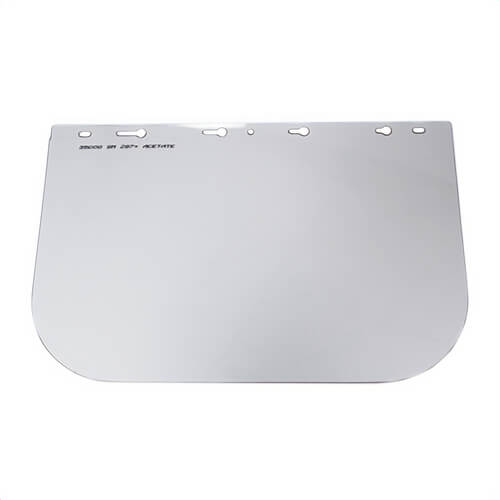 Sellstrom® S35000 Replacement Face Shield Window, Clear, Acetate, 8 in H x 12 in W x 0.04 in thick Visor