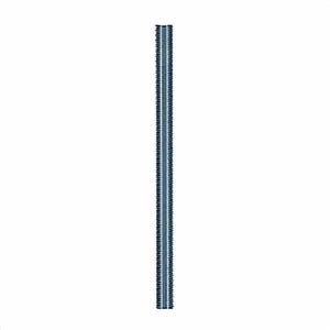 Simpson Strong-Tie® Strong-Rod™ ATR3/4X12ZP Systems Threaded Rod, 3/4 in, 12 in OAL, Steel, Zinc Plated