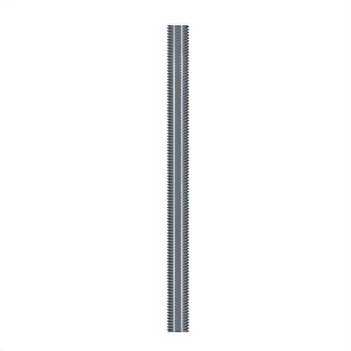 Simpson Strong-Tie® Strong-Rod™ ATR7/8X12ZP Systems Threaded Rod, 7/8 in, 12 in OAL, Steel, Zinc Plated