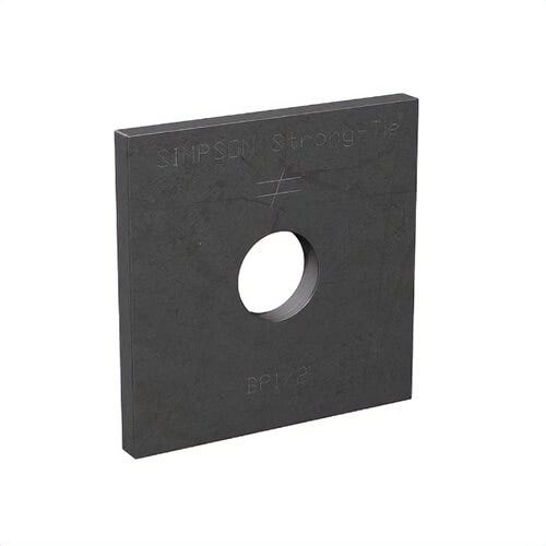 Simpson Strong-Tie® BP 1/2-R 1/2 in Bolt dia 2 x 2 Bearing Plate