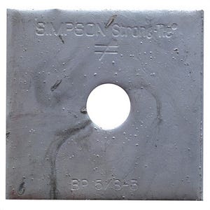 Simpson Strong-Tie® BP 5/8-3 5/8 in Bolt dia 3 x 3 Bearing Plate