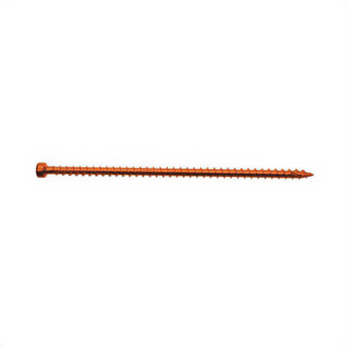 Simpson Strong-Tie® Strong-Drive® SDWC15600-KT Truss Screw, 6 in OAL, Cap Head, T30 6-Lobe Drive, Clear Zinc Plated