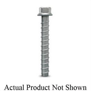 Simpson Strong-Tie® THDB62400H Heavy Duty Screw Anchor, 5/8 in dia, 4 in OAL, Hex Washer Head Drive, Carbon Steel, 4-1/2 in D Min Embedment