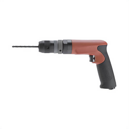 Sioux® SDR6P60N3 Non-Reversible Pistol Grip Drill, 3/8 in 3-Jaw/Keyed Chuck, 6,000 RPM Speed, 6.3 in OAL